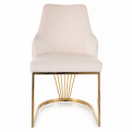 Alure Velvet szék arany láb - 2 színben elérhető