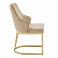 Alure Velvet szék arany láb - 2 színben elérhető