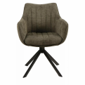 Azalia étkezőszék fekete láb/ olíva zöld Brego 77