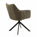 Azalia étkezőszék fekete láb/ olíva zöld Brego 77