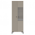 Dominica W1D1W vitrin taupe/ silverjack tölgy