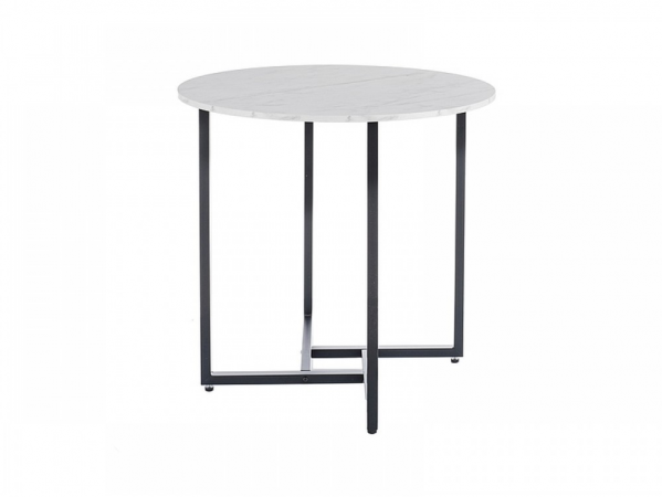 Alto II D80 étkező asztal márvány hatású fehér/ fekete