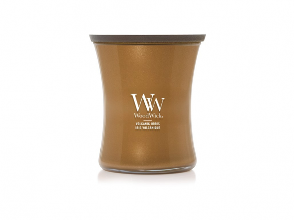 WoodWick Volcanic Orris Gyertya közepes