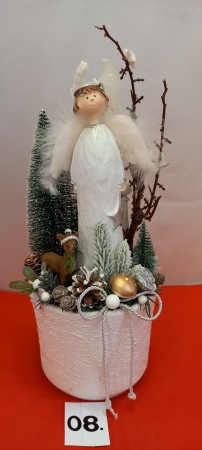 fehér angyal őzikével