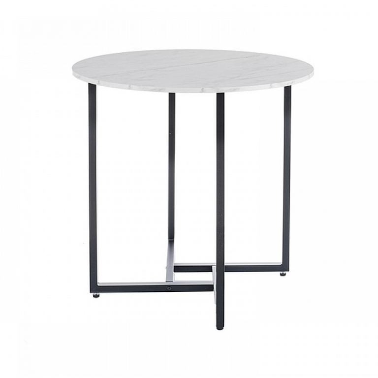 Alto II D80 étkező asztal márvány hatású fehér/ fekete