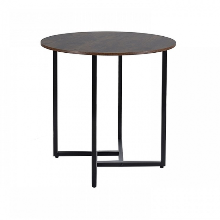 Alto II D80 étkező asztal rusztikus barna/ fekete