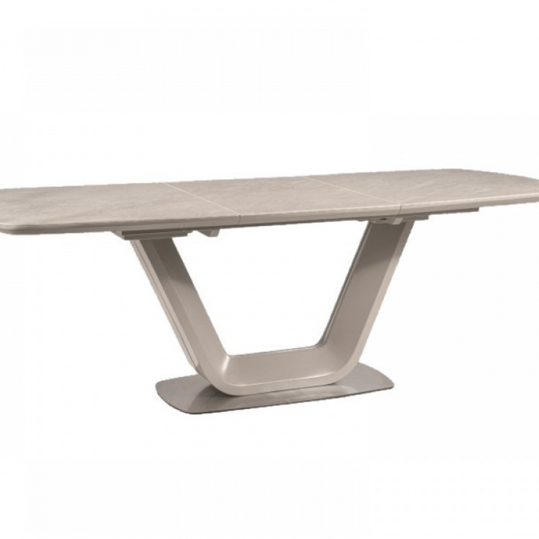 Armani bővíthető asztal kerámia szürke márvány hatású/szürke 160-220X90