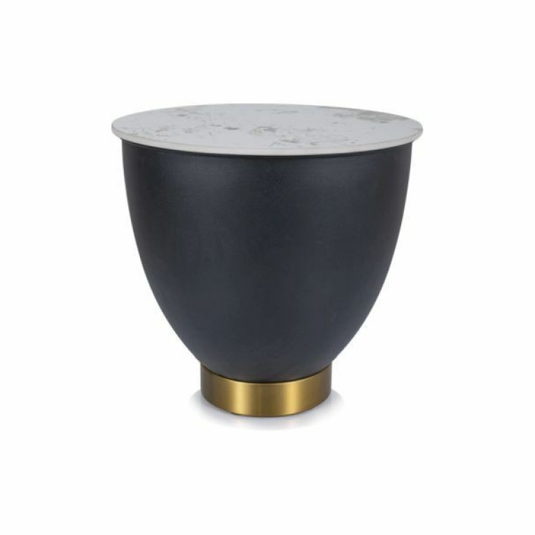 Cyprus B D48*45 asztalka fehér/ fekete