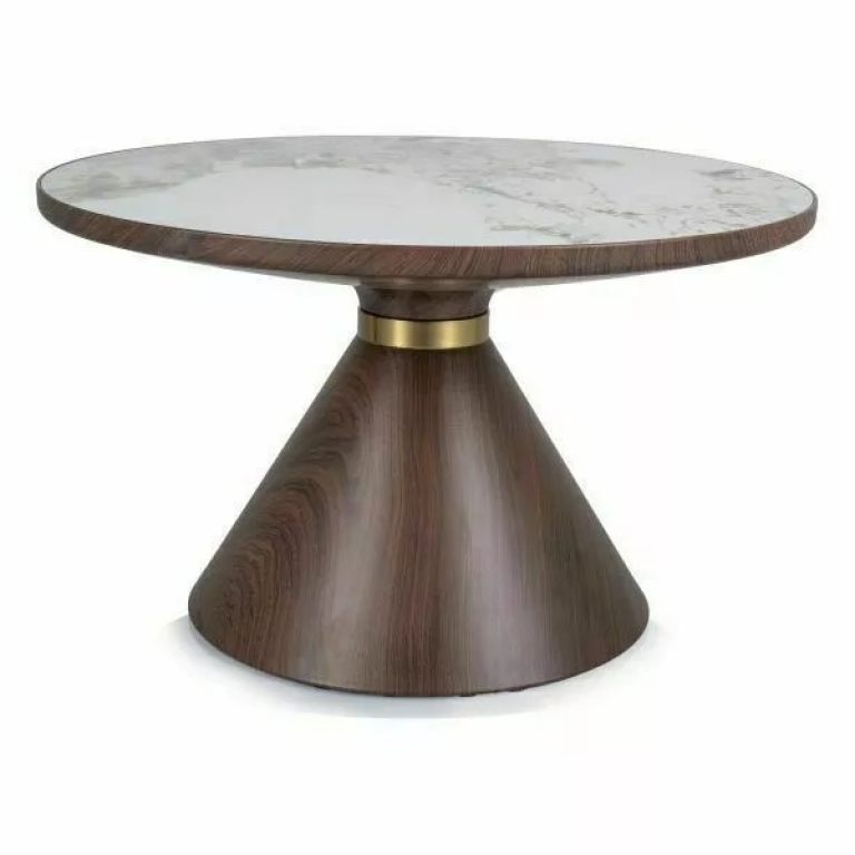 Napa A D70*43 asztalka fehér/ barna