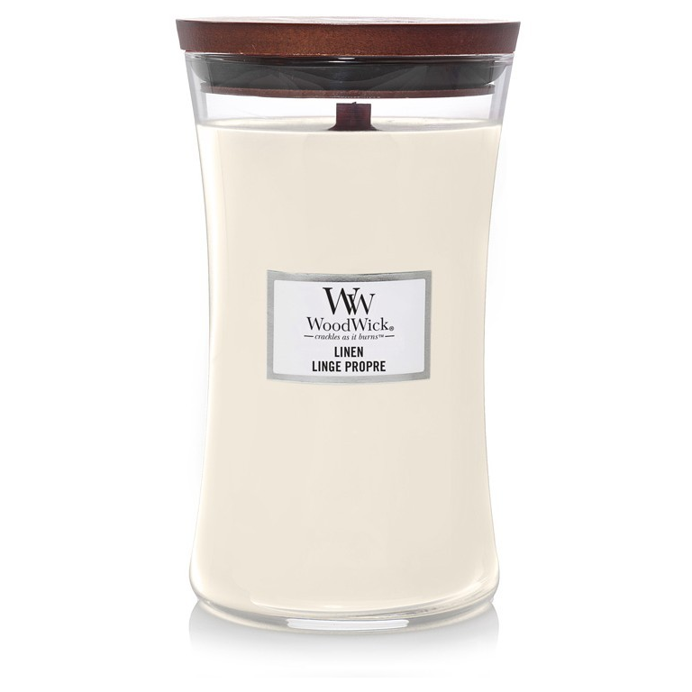 WoodWick Linen Nagy Üveg