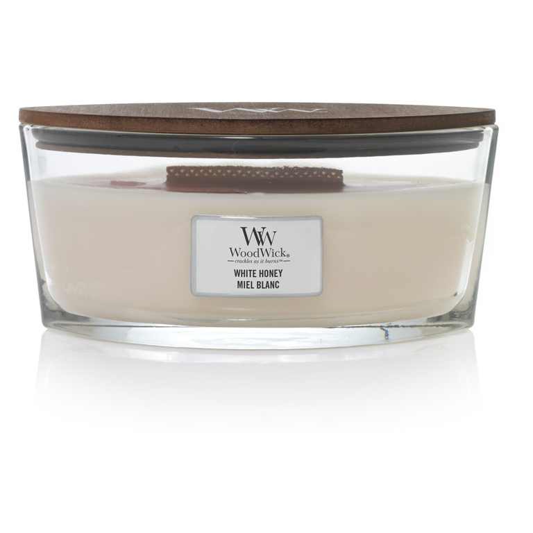 WoodWick White Honey Hajó gyertya