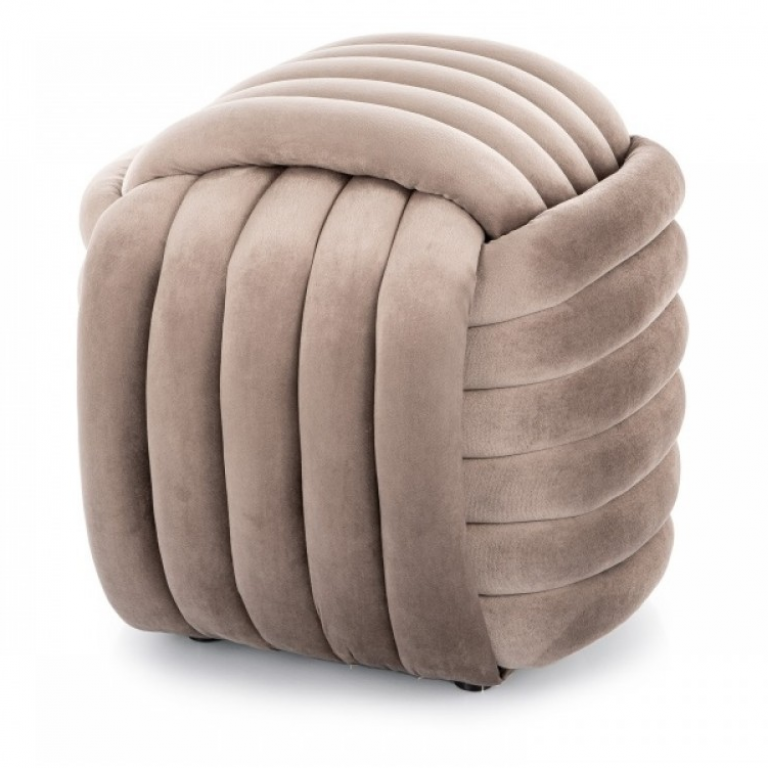 Bruni Velvet puff világos bézs TAP.251