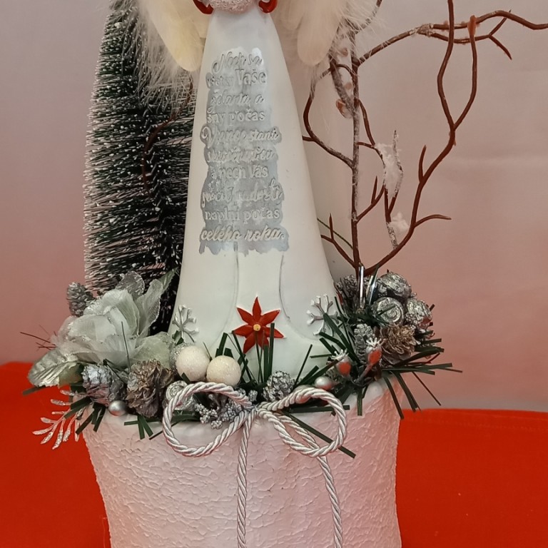 fehér angyal 2 gyertyával