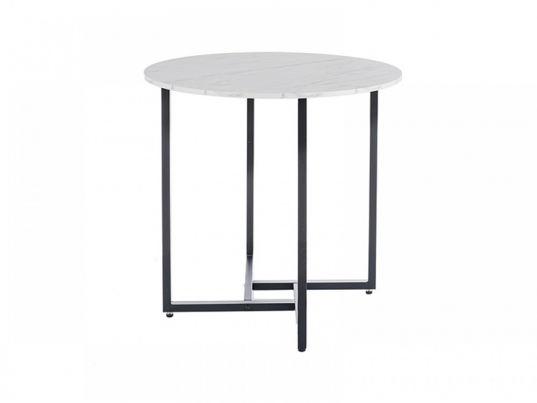 Alto II D80 étkező asztal márvány hatású fehér/ fekete
