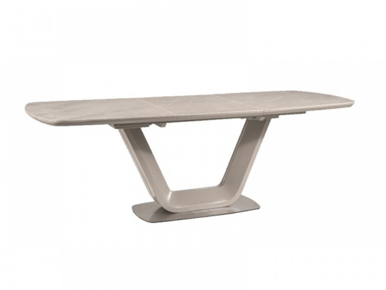 Armani bővíthető asztal kerámia szürke márvány hatású/szürke 160-220X90