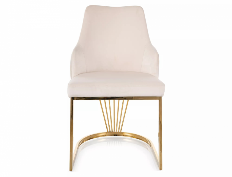 Alure Velvet szék arany láb - 2 színben elérhető