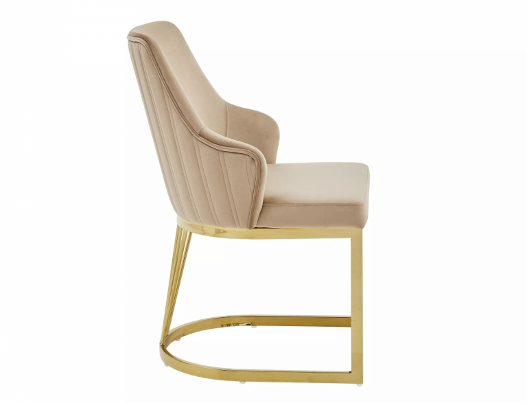 Alure Velvet szék arany láb - 2 színben elérhető