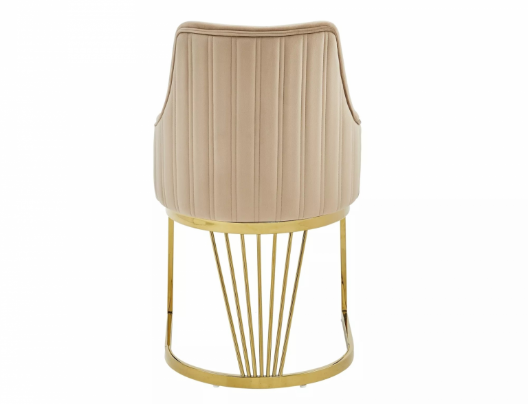 Alure Velvet szék arany láb - 2 színben elérhető