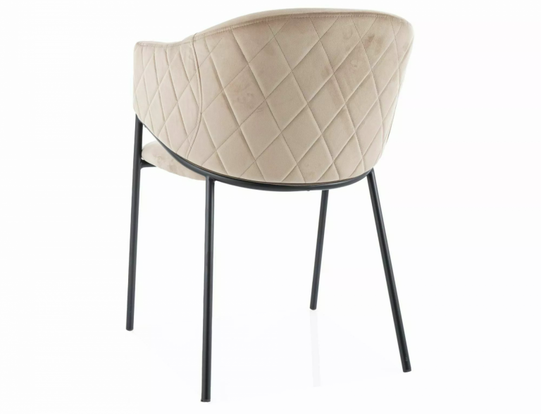 Bono Velvet étkező szék fekete láb/ bézs Bluvel 28
