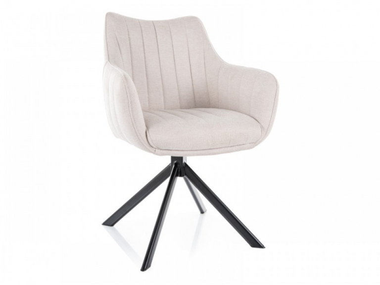 Azalia Brego szék fekete láb/ világos bézs 22