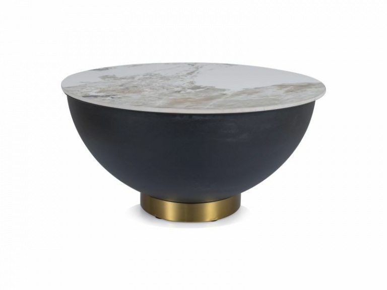 Cyprus A D73*37 asztalka fehér/ fekete