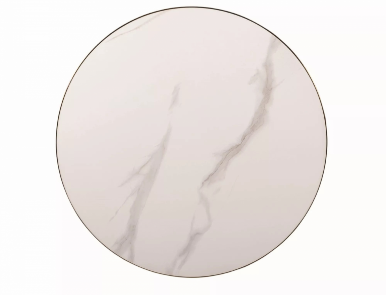 Aries asztalka fehér/ arany (D50)