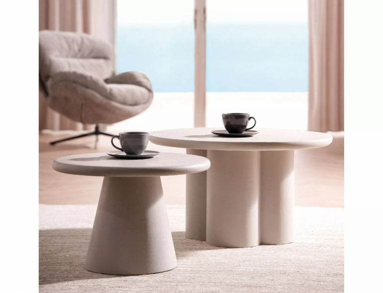 Aurora asztalka D60x40 világos szürke