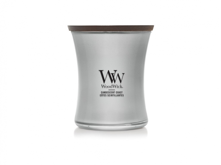 WoodWick Candescent Coast Gyertya közepes