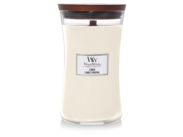WoodWick Linen Nagy Üveg