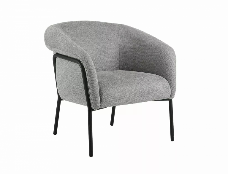Clover fotel fekete láb/ szürke Brego 07
